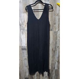 Johnny Was Calme Black Wide Leg Jumpsuit